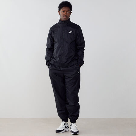 NIKE SET TRACKSUIT WVN ZWART/WIT HEREN