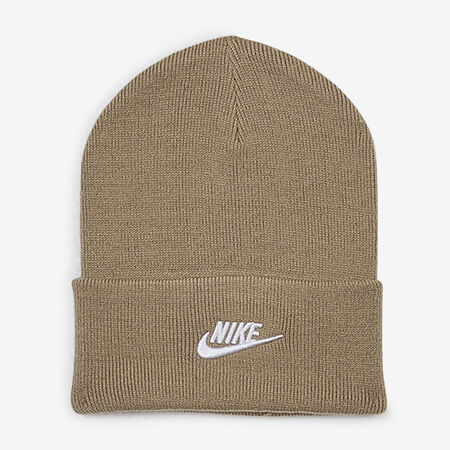 NIKE BEANIE FUTURA BEIGE/WIT HEREN