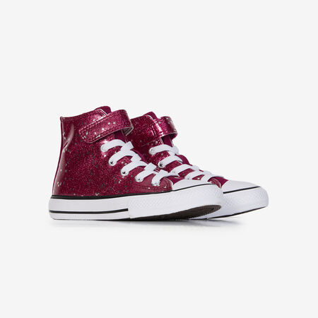CONVERSE CHUCK TAYLOR ALL STAR HI CF GLITTER ROZE/WIT KIND