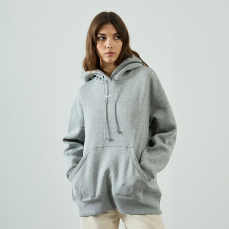 NIKE HOODIE PHOENIX LONG OVERSIZED GRIJS DAMES