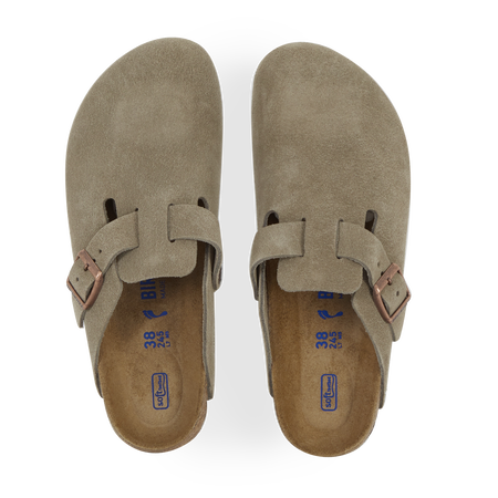 BIRKENSTOCK boston BOSTON SUEDE TAUPE TAUPE DAMES