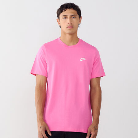 NIKE TEE SHIRT CLUB ROZE/WIT HEREN