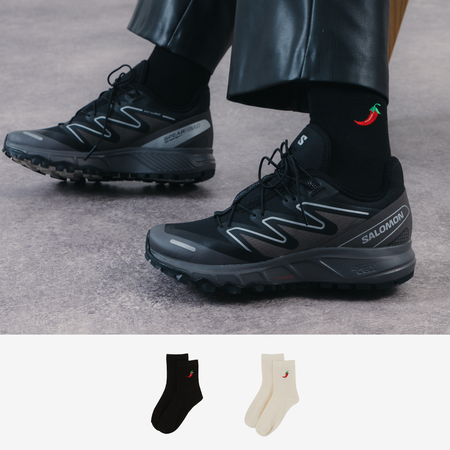 COURIR MID CREW CHILLI 2SET NOIR/BEIGE UNISEX
