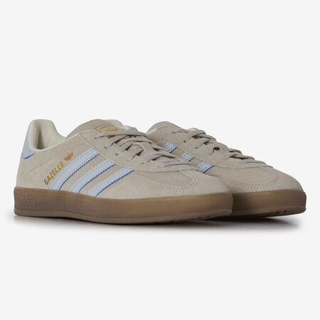 ADIDAS ORIGINALS gazelle GAZELLE INDOOR BEIGE/BLAUW DAMES