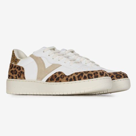 VICTORIA MADRID CHEETAH WIT/BEIGE DAMES