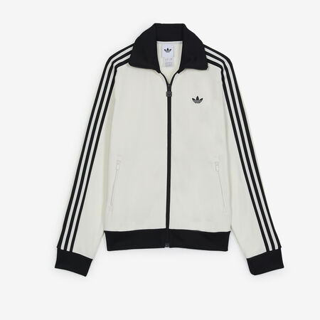 ADIDAS ORIGINALS JACKET FZ CLASSIC ECRU/ZWART DAMES
