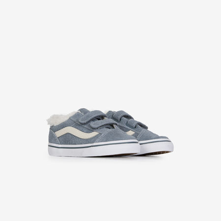 VANS old skool OLD SKOOL V SHERPA BLAUW/BEIGE BABY