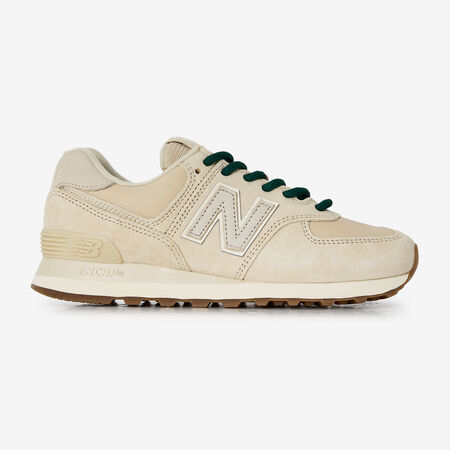 NEW BALANCE 574 574 BEIGE/GROEN DAMES