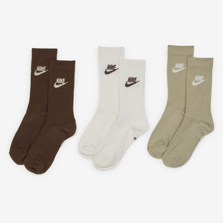 NIKE CHAUSSETTES X3 CREW FUTURA COLORED ECRU/BEIGE HEREN