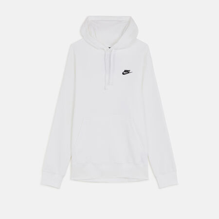 NIKE HOODIE CLUB SMALL LOGO BLANC HEREN