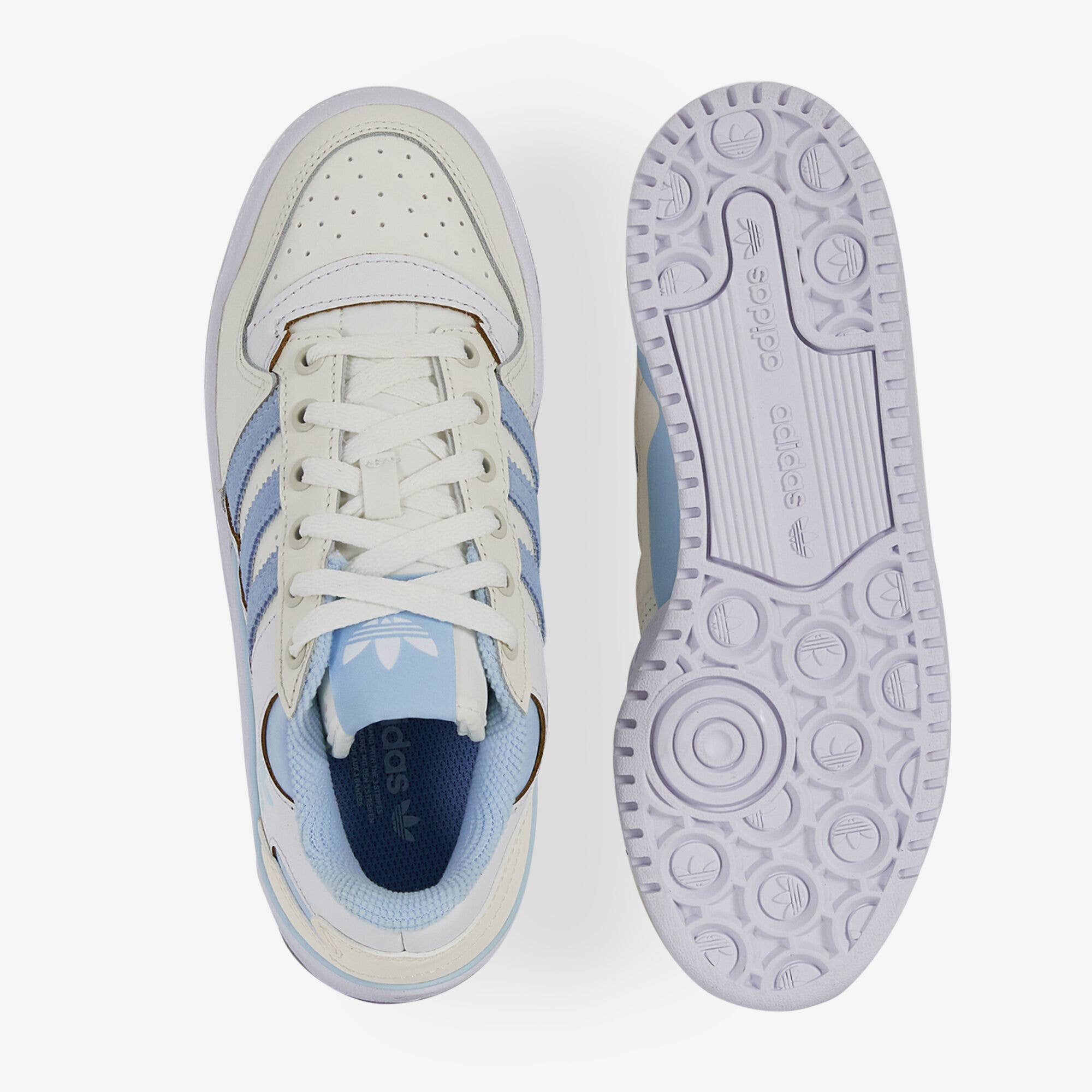 ADIDAS ORIGINALS FORUM BOLD STRIPES WIT/BLAUW - SNEAKERS DAMES | Courir.com
