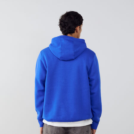 NIKE HOODIE LINEAR LOGO BLAUW/WIT HEREN