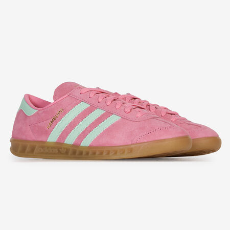 ADIDAS ORIGINALS HAMBURG ROZE/BLAUW DAMES