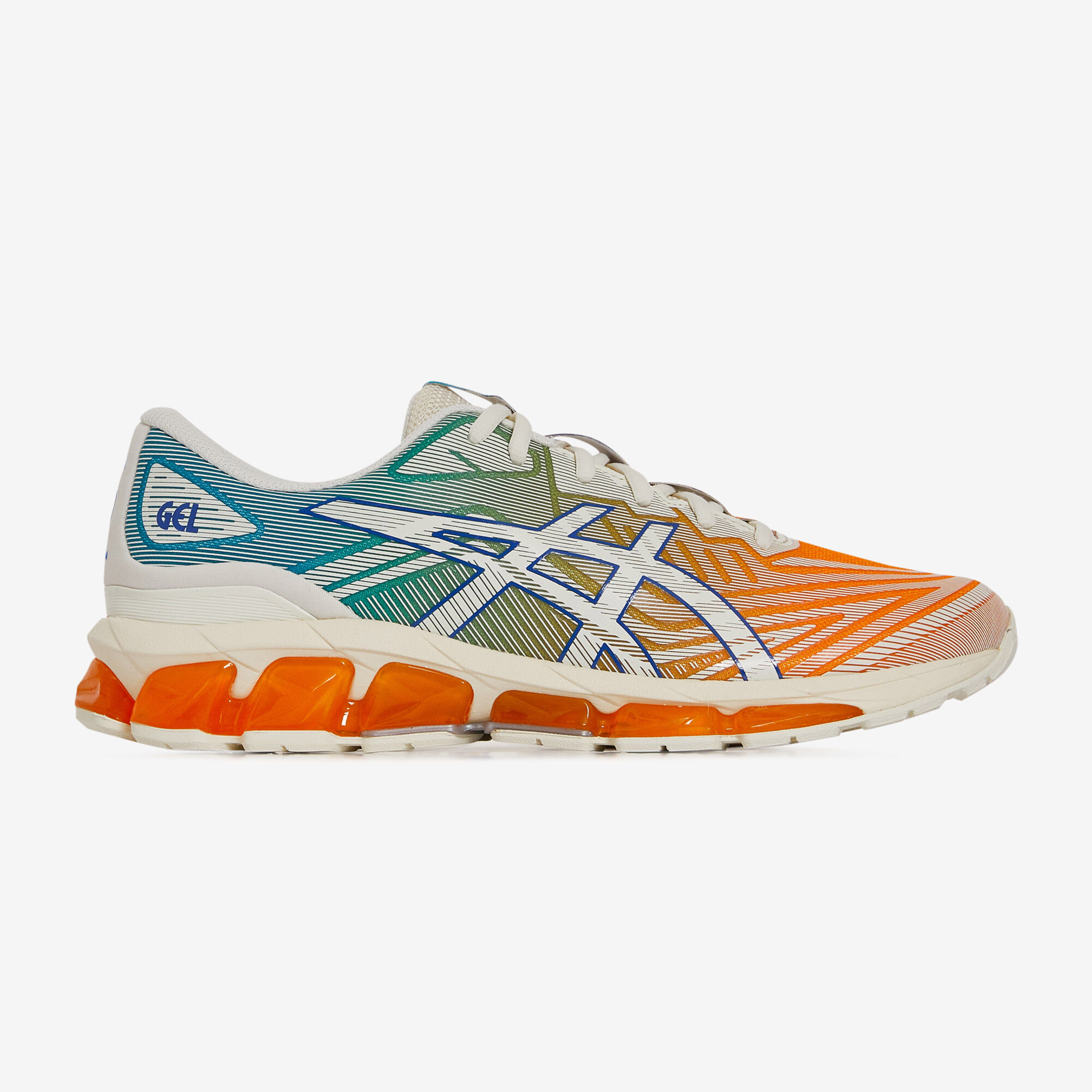 ASICS GEL QUANTUM 360 VII WIT ORANJE SNEAKERS HEREN Courir