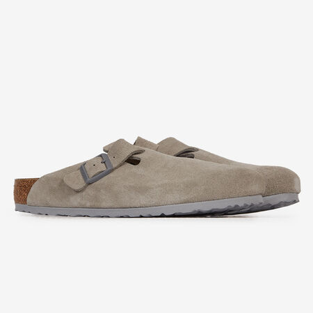 BIRKENSTOCK boston BOSTON SUEDE STONE COIN GRIJS HEREN