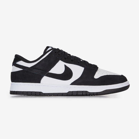 DUNK LOW SUEDE : ZWART/WIT