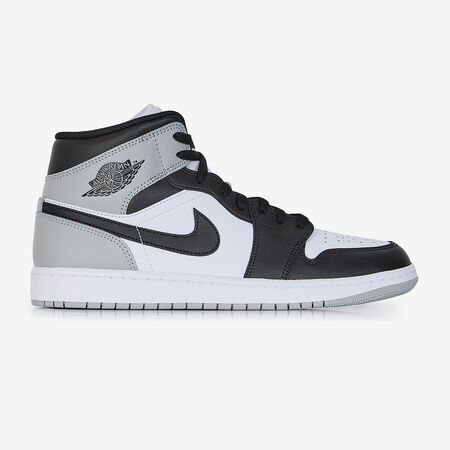 AIR JORDAN 1 MID : WIT/GRIJS