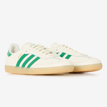 ADIDAS ORIGINALS samba SAMBA OG BEIGE/GROEN DAMES