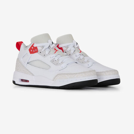 JORDAN Spizike JORDAN SPIZIKE LOW WIT/ROOD JUNIOR