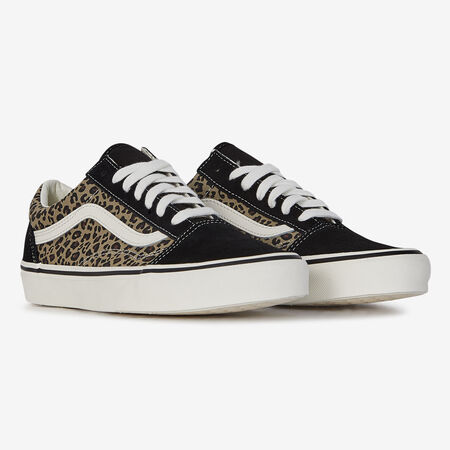 VANS old skool OLD SKOOL CHEETAH ZWART/BRUIN DAMES
