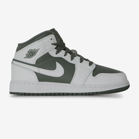AIR JORDAN 1 MID : WIT/GROEN