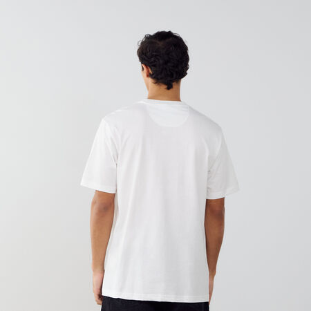 ADIDAS ORIGINALS TEE SHIRT ESSENTIAL TREFOIL BLANC HEREN