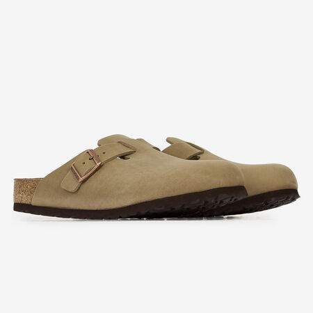 BIRKENSTOCK boston BOSTON LEATHER TABACCO BROWN GRIJS HEREN