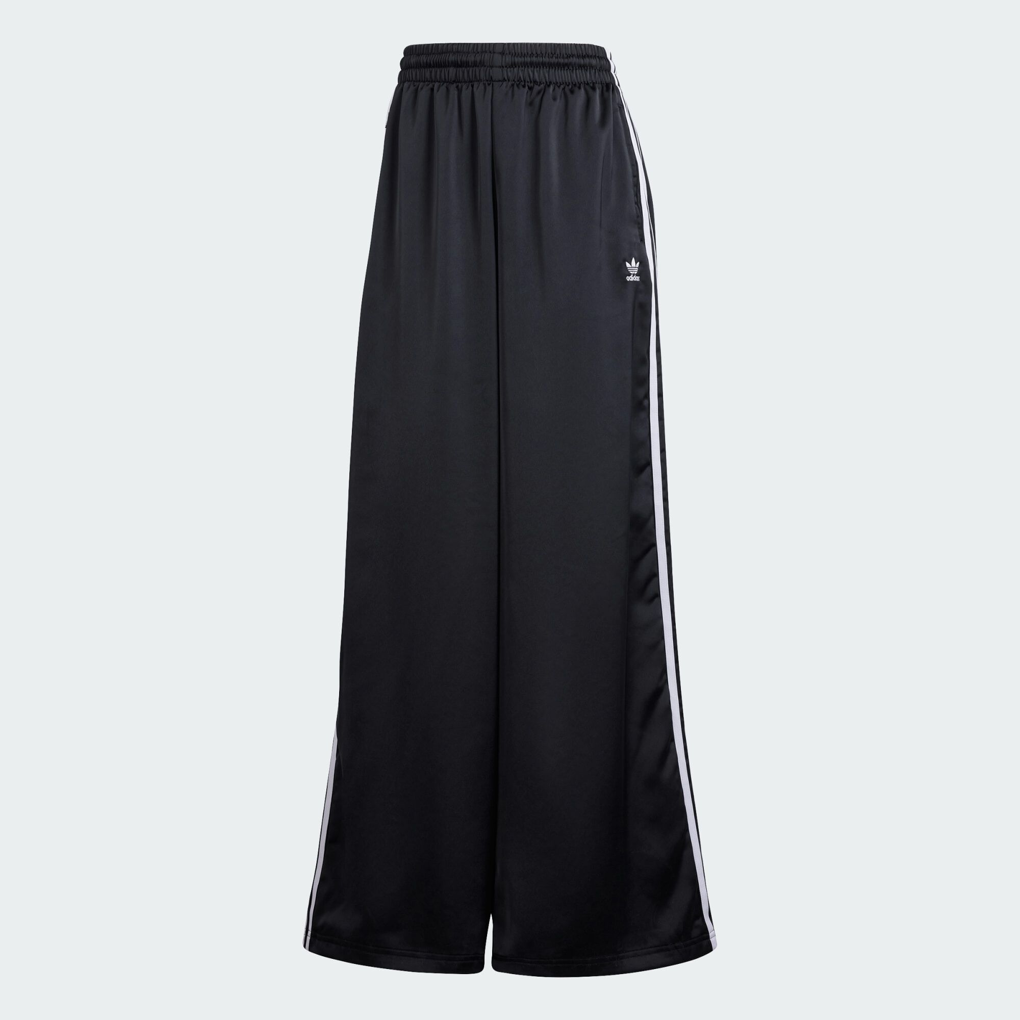 SATIN WIDE LEG TRACK PANTS