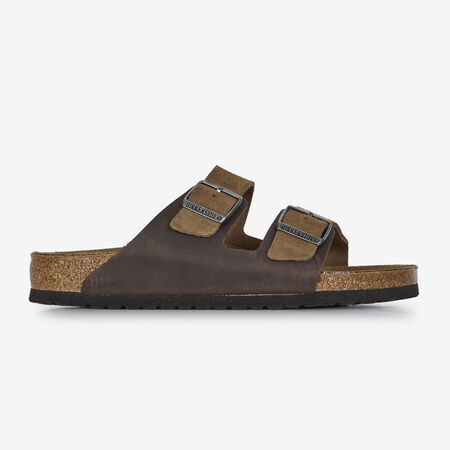 BIRKENSTOCK arizona ARIZONA LEATHER MIX DARK TEA BRUIN HEREN