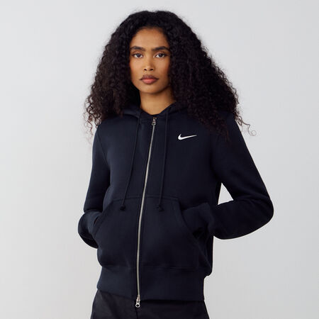 NIKE HOODIE PHOENIX FZ ZWART DAMES