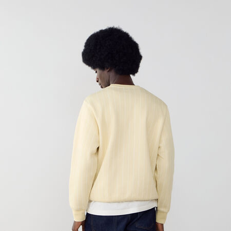 NIKE SWEAT CREW JUST DO IT AOP BEIGE HEREN