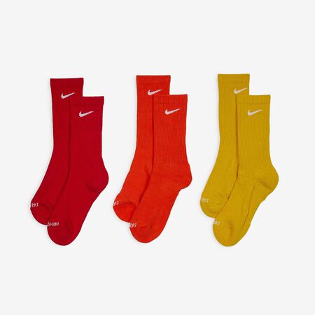 NIKE CHAUSSETTES X6 CREW CUSHION ROOD/BLAUW HEREN