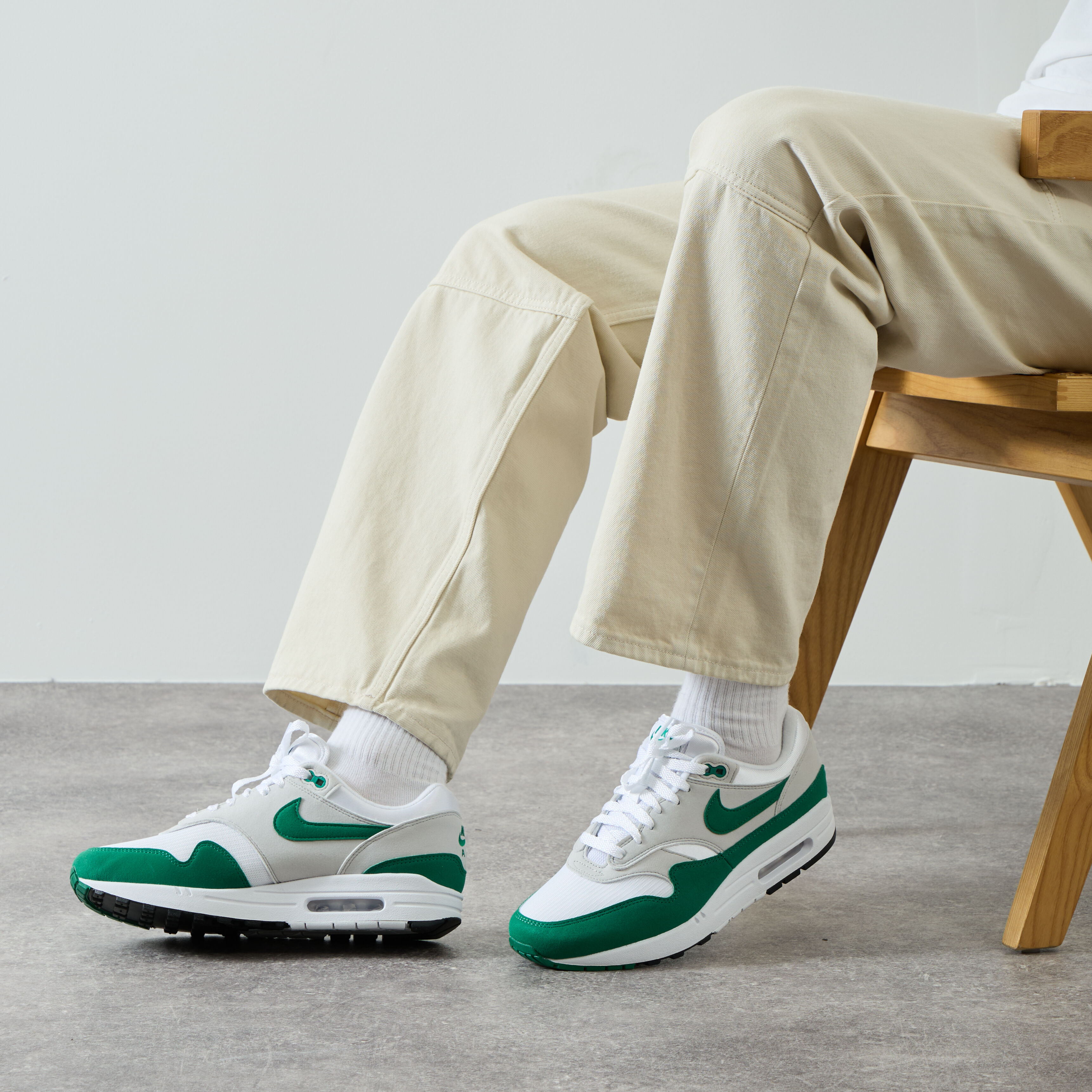 Groene air max 1 best sale