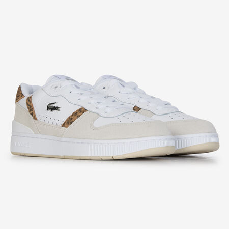 LACOSTE T-CLIP SET CHEETAH WIT DAMES