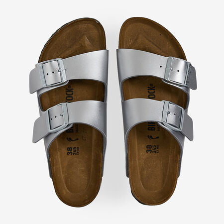 BIRKENSTOCK arizona ARIZONA BIRKO FLOR ZILVER DAMES