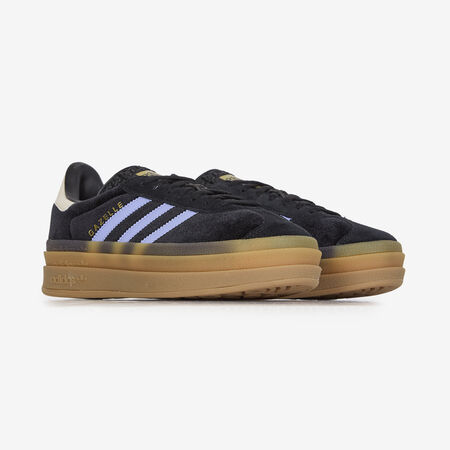 ADIDAS ORIGINALS gazelle GAZELLE BOLD VELVET ZWART/BLAUW JUNIOR
