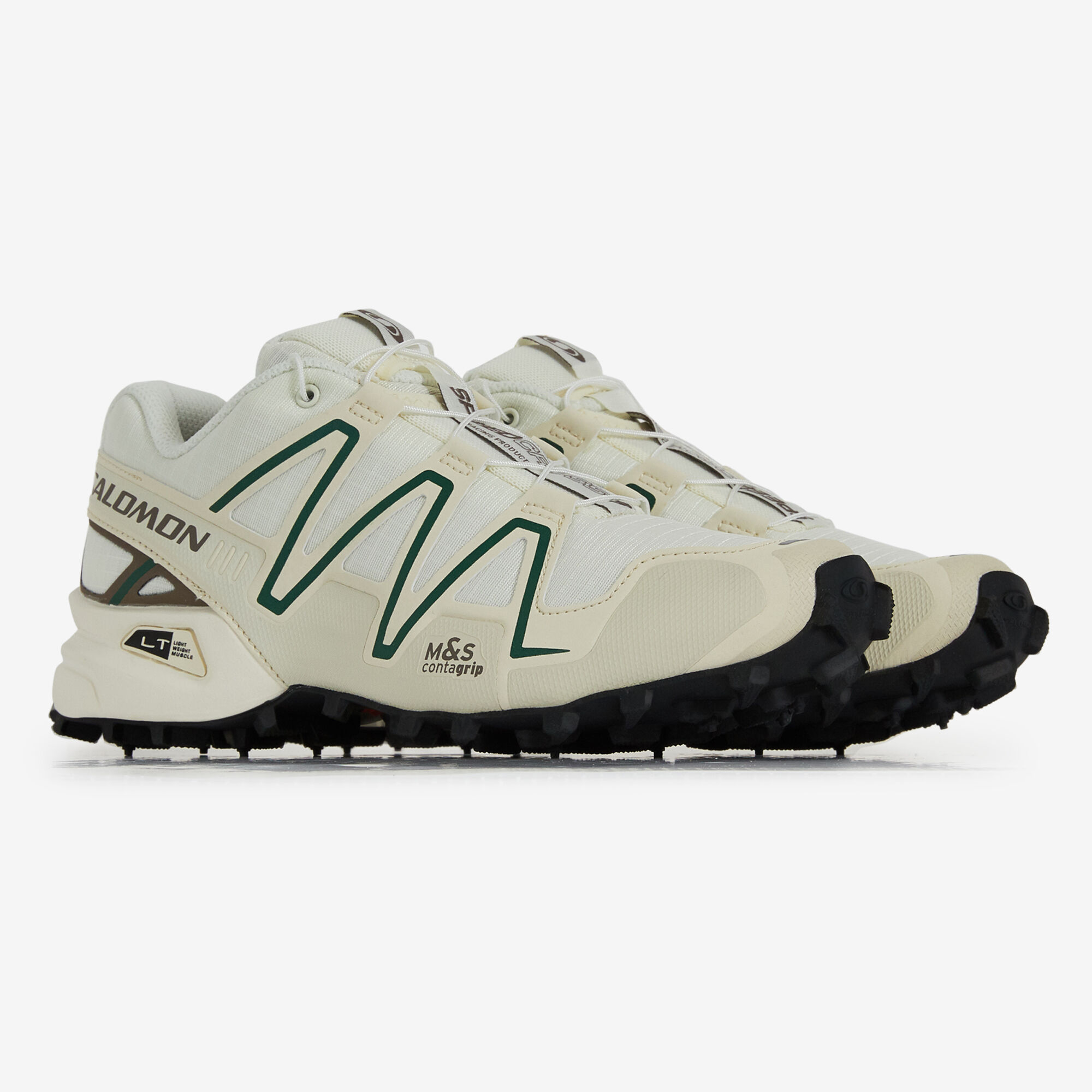 SALOMON SPEEDCROSS 3 BEIGE BRUIN SNEAKERS DAMES Courir