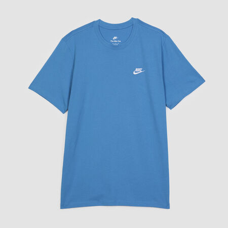 TEE SHIRT CLUB : BLAUW/WIT