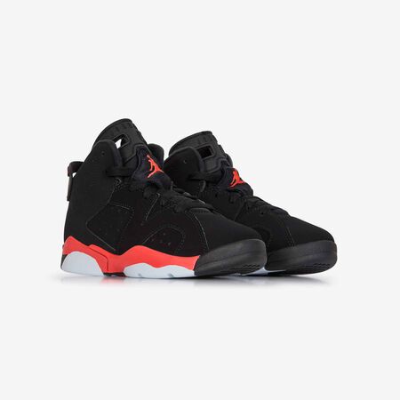 JORDAN AIR JORDAN 6 ZWART/ROOD KIND