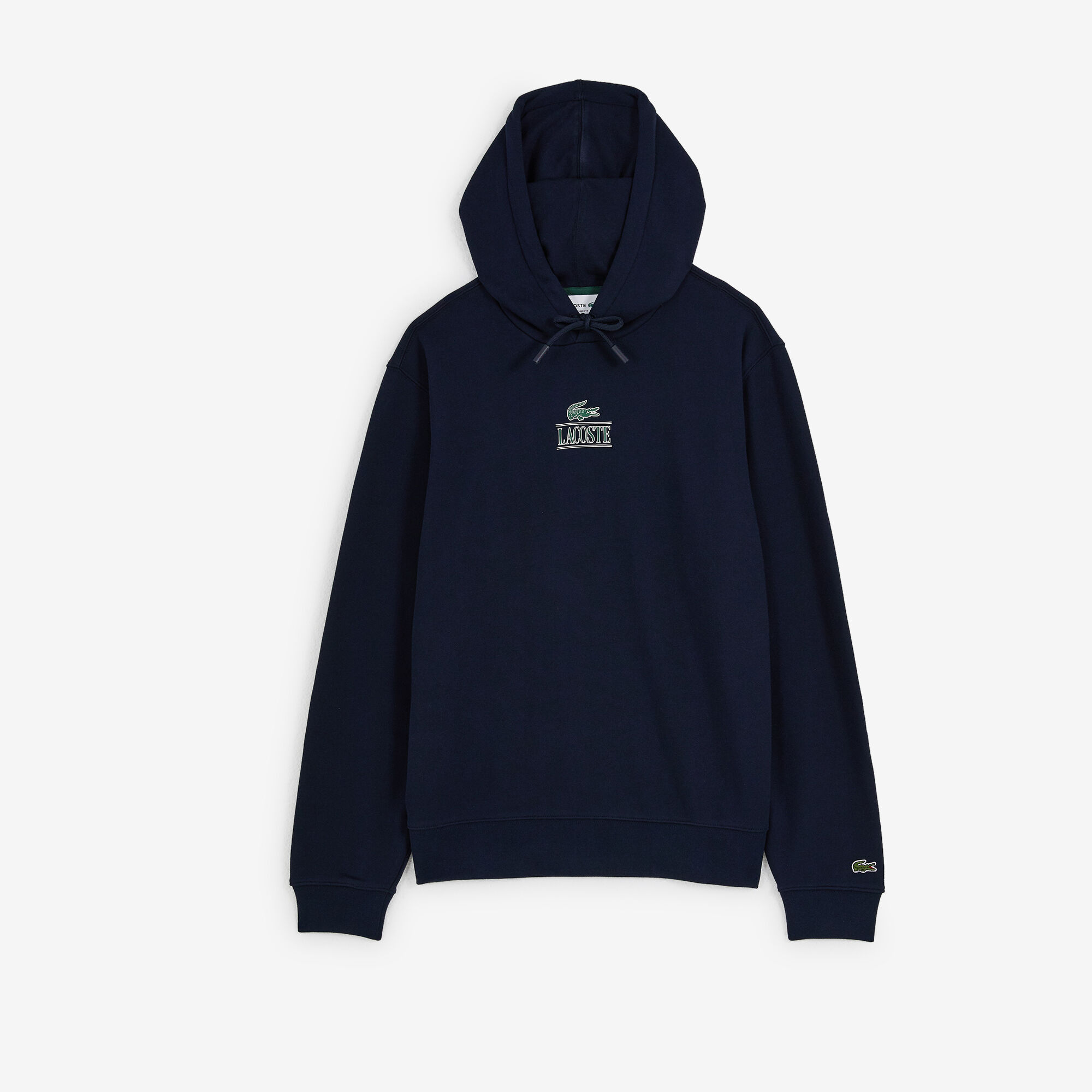Lacoste large logo hoodie hot sale