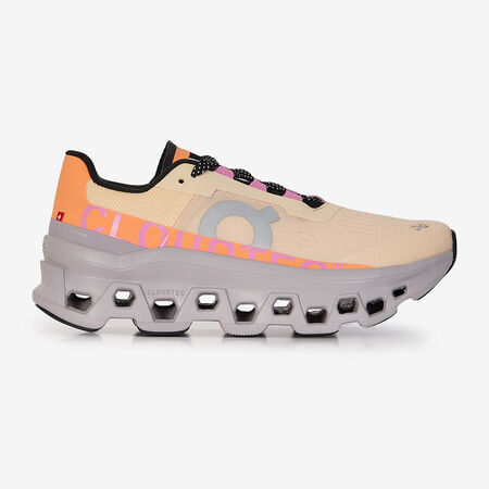 ON RUNNING CLOUDMONSTER ORANJE/ROZE DAMES