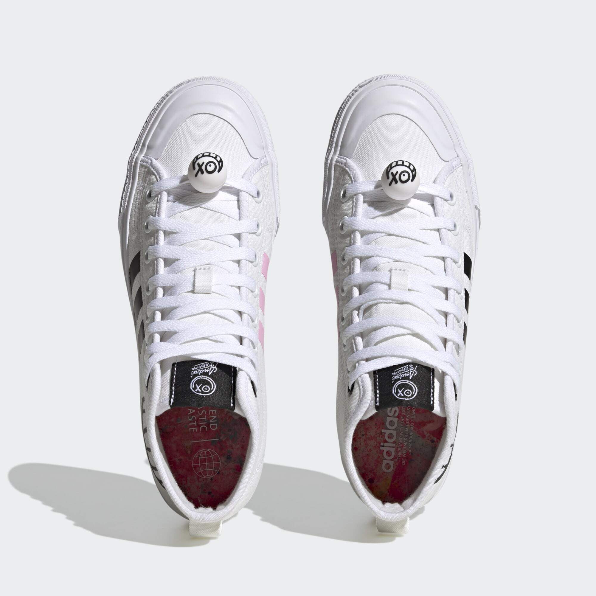 ADIDAS ORIGINALS NIZZA HIGH RF X ANDR SARAIVA SHOES Cloud White