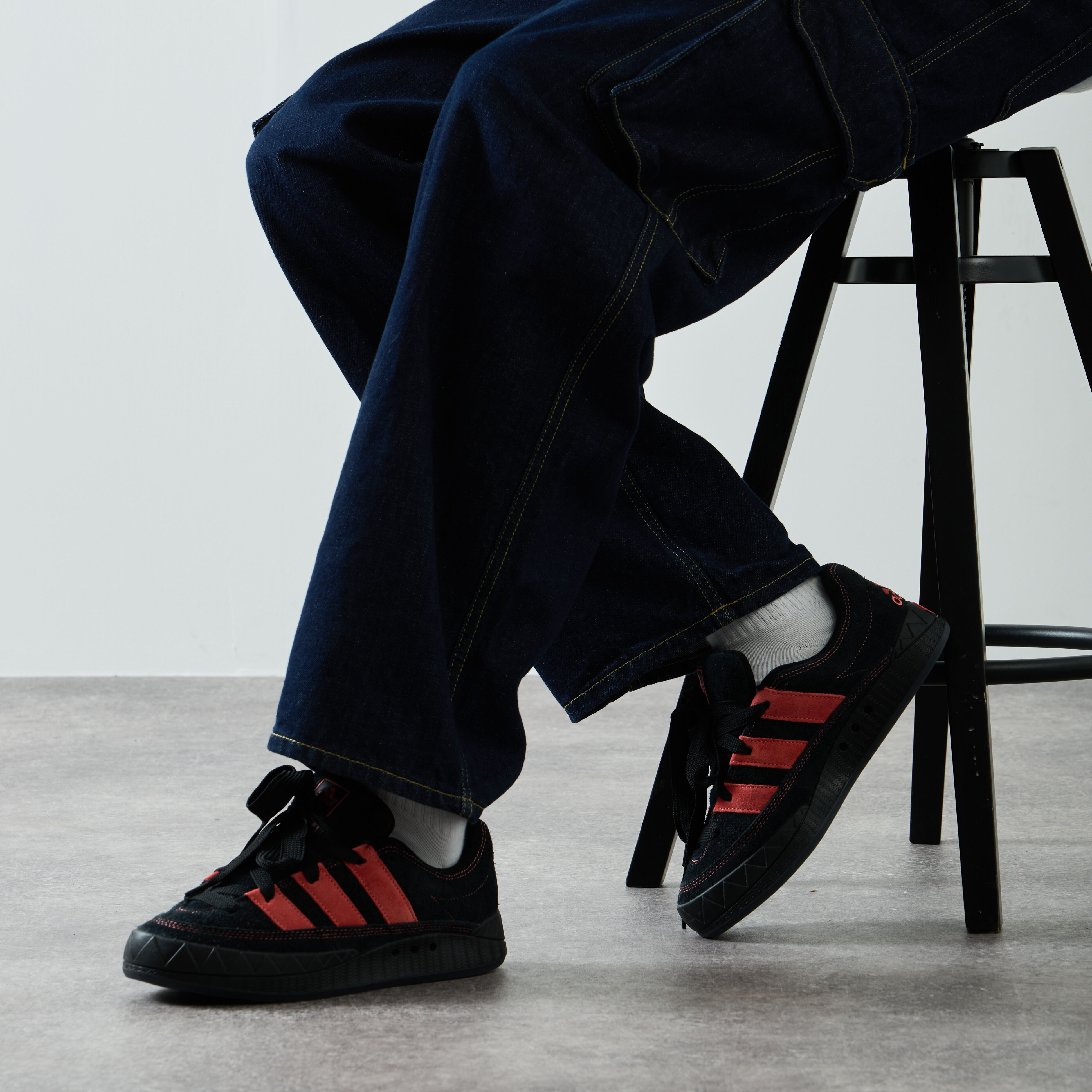 Adidas superstar zwart rood best sale