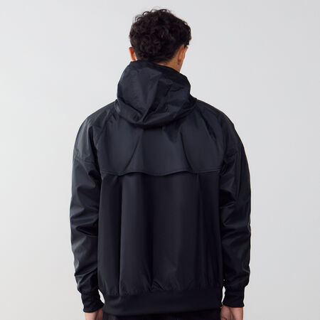 NIKE JACKET WINDRUNNER ZWART/WIT HEREN