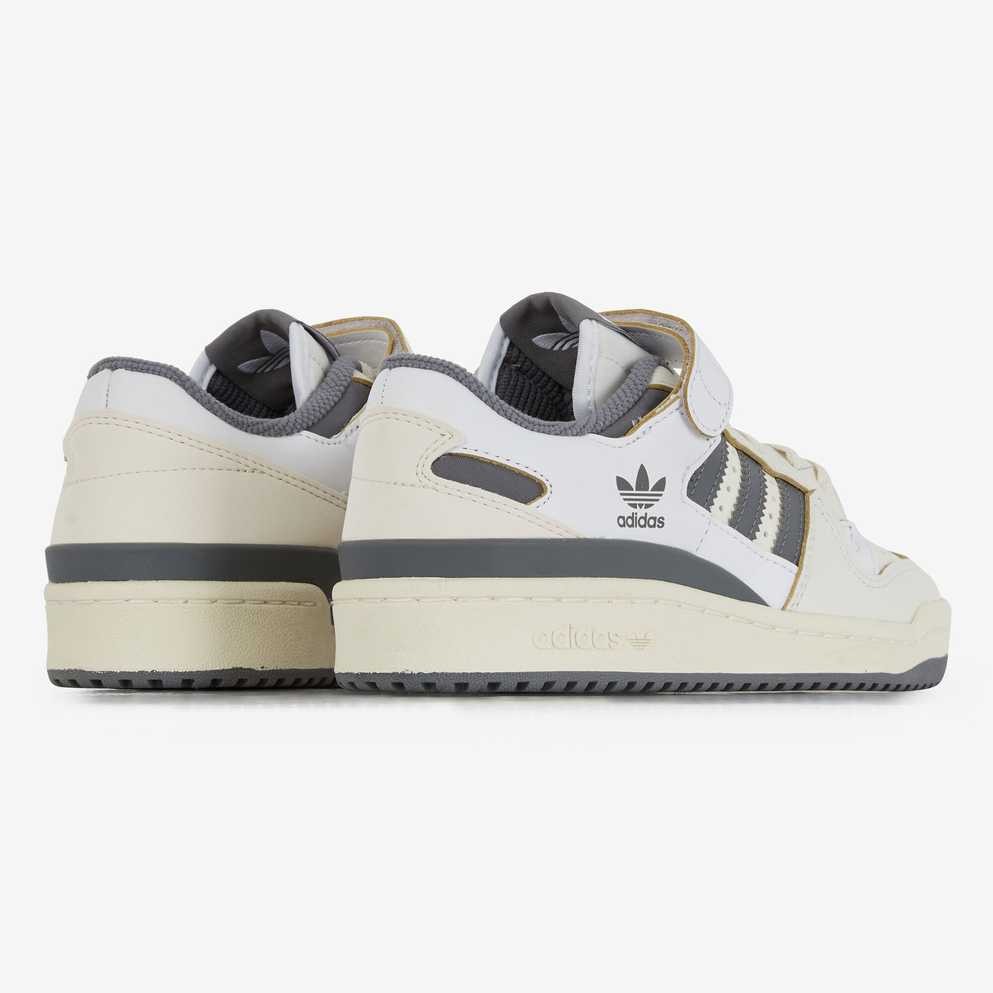 Adidas superstar gris hot sale blanc