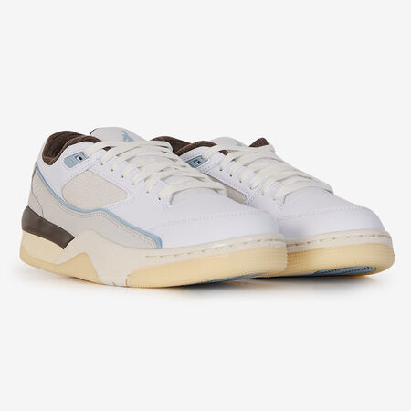 JORDAN JORDAN FLIGHT COURT WIT/BEIGE HEREN