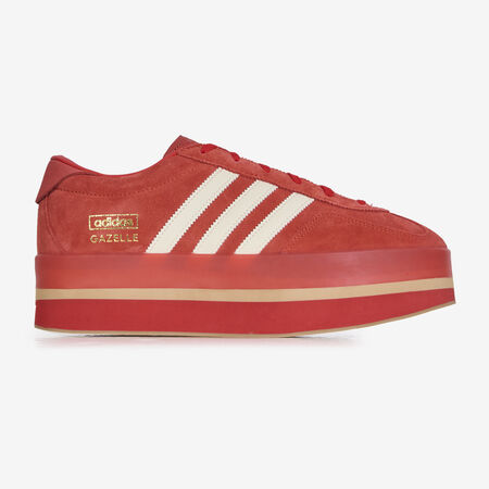 ADIDAS ORIGINALS GAZELLE STACK ROOD/WIT HEREN