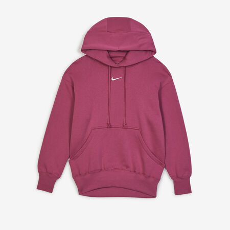 NIKE HOODIE PHOENIX LONG OVERSIZED ROZE/BEIGE DAMES