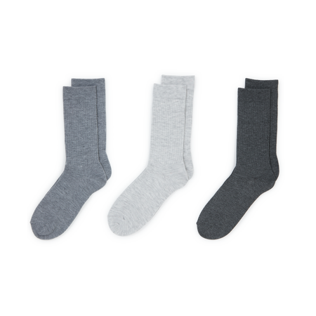 COURIR PACK CHAUSSETTES X3 CREW COURIR GRIJS UNISEX
