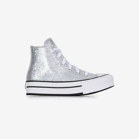 CHUCK TAYLOR ALL STAR LIFT HI : ZILVER